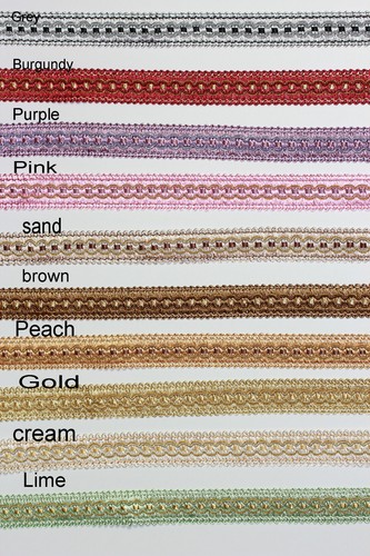 Braid gimp trim 20mm 25mm - to,