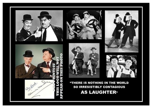 Laurel and hardy signed - laurel,