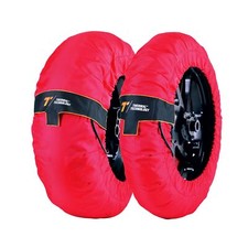 Thermal Technology PERFORMANCE Tyre Warmers - RED XXL - Front 120 | Rear 180-200