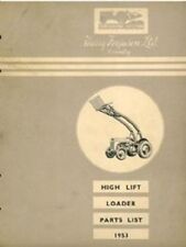 Ferguson High Lift Loader (Banana Loader) Parts Manual