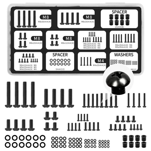 120pcs mount screw kit m4 - 120pcs,