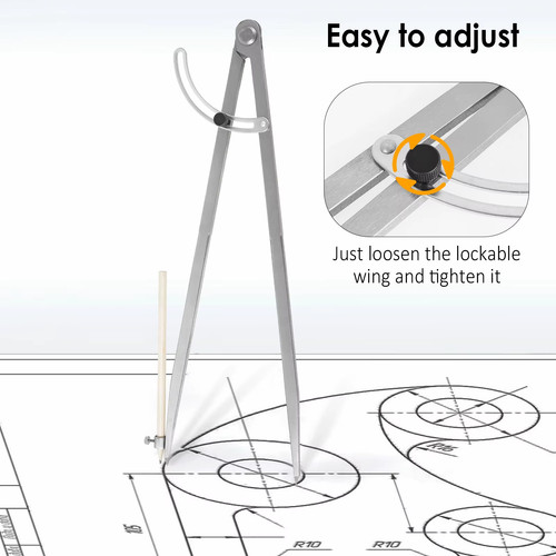 Carbon steel drawing - drawing, compass