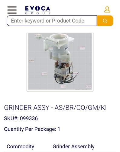 Necta bean grinder - /,