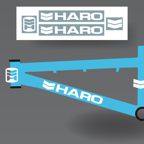 Haro bikes bmx frame - bmx, decal