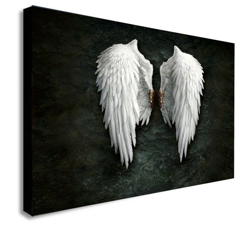 Banksy angel wings - banksy, canvas