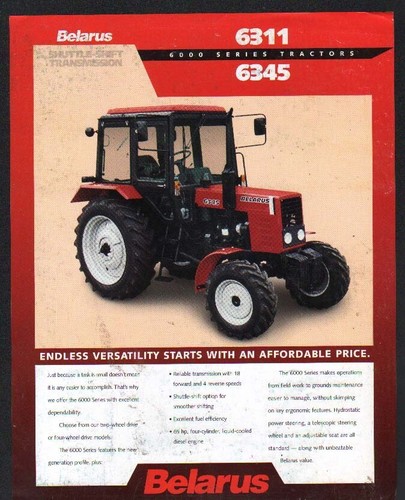 Belarus 6311 and - 6345, tractor
