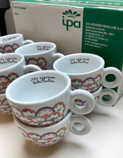 illy Caffè • 12 x Art Collection Gillo Dorfles Cups, IPA Italy • BNIB!