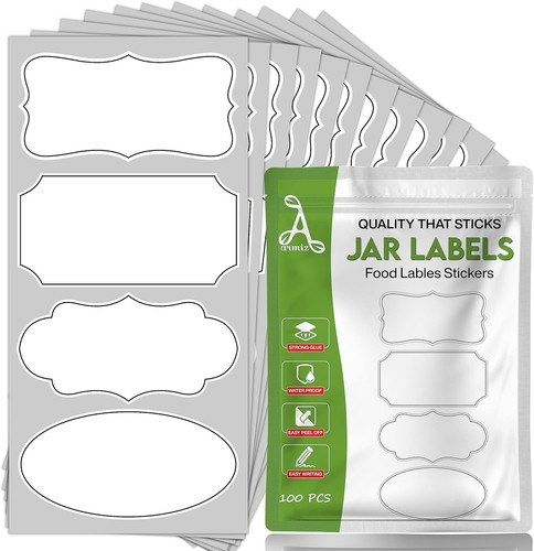 100 pcs jam jar - pcs, white
