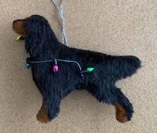 GORDON SETTER with CHRISTMAS