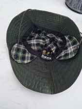 Excellent Barbour Sou'wester Mens M WOMENS Waxed Waterproof Fishermans Hat