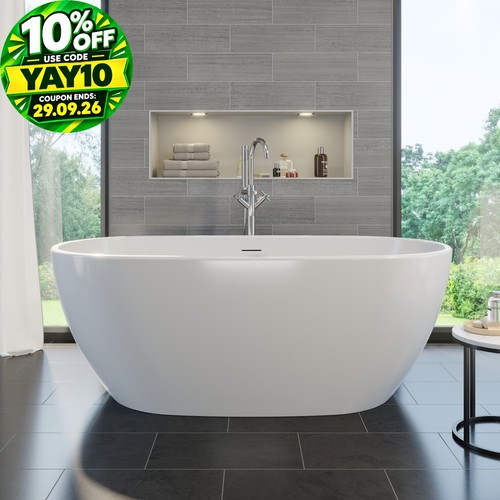 Freestanding double ended bath - freestanding,
