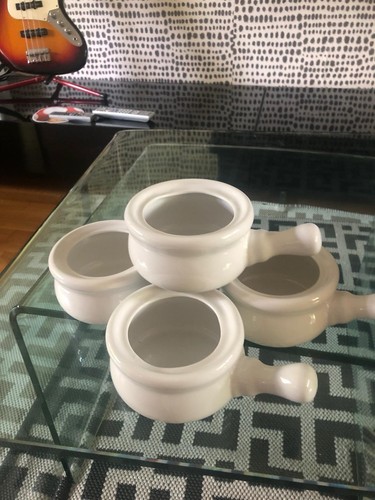 White soup bowls - white,