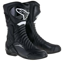 Alpinestars SMX-6 V2 Drystar Motorcycle Motorbike Boots Waterproof Black