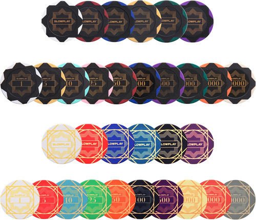 Slowplay poker chip - slowplay, set