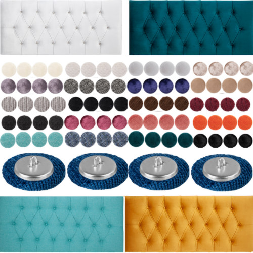 Covered fabric buttons - fabric,