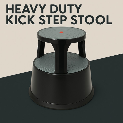 Heavy duty matal step stool - duty,