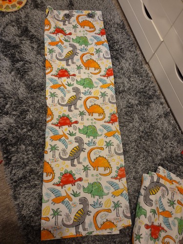 Eyelet curtains dinosaurs - curtains,