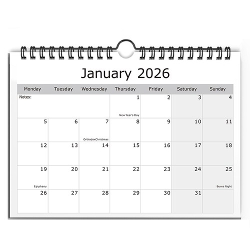 2026 calendar landscape - calendar,