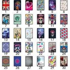Colorful Painting Shell Hard Cover Case For Amazon Kindle Fire 7" /HD 8" /HD 10"