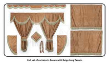 TRUCK CURTAINS for DAF Brown