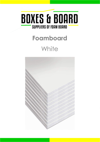 White 5mm foamboard - 10,