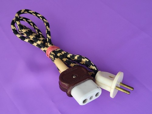 Vintage power cord - vintage, for
