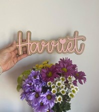 Personalised Wooden Name Sign