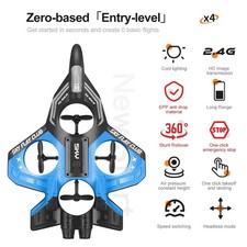 RC Plane, Remote Control Airplane RC Fighter Jet Planes Toy for Kids Beginners