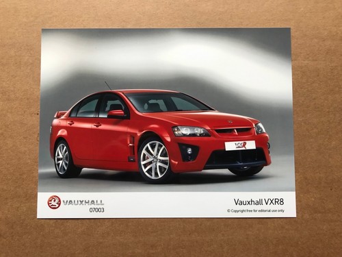 Vauxhall vxr8 press photograph - press,