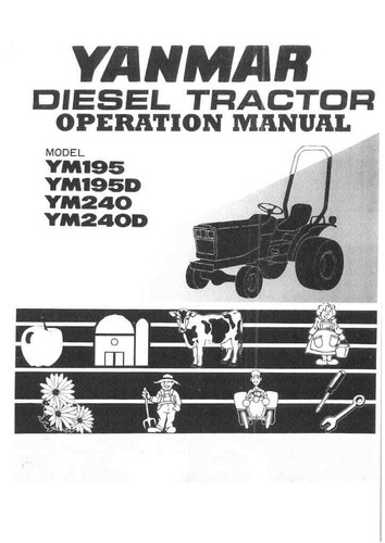 Yanmar diesel tractor ym195 - diesel,