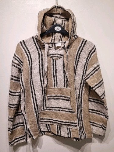 Mexican poncho baja hood - poncho,