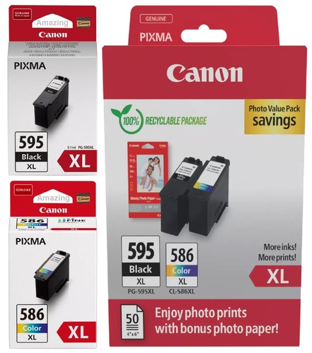 Genuine canon 595xl - genuine,