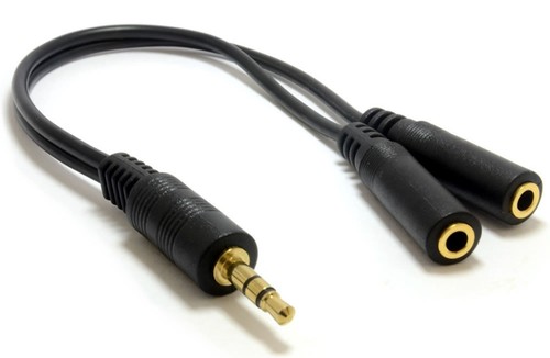5mm stereo jack splitter x - stereo,