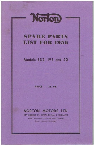Norton model es2 19s 50 - model,