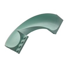 Lego 11267 Slide Playground 6 x 12 x 8 Curved 180 degrees Light Aqua