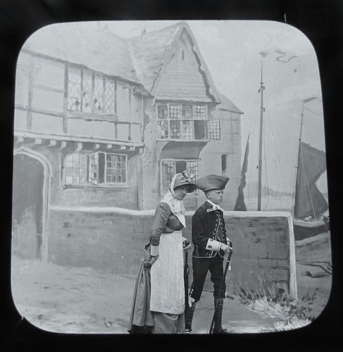 Glass magic lantern - glass,