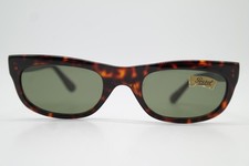 Vintage Sunglasses Persol 858 Braun Silver Oval Sunglasses Glasses