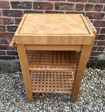 Butchers Block Trolley With
