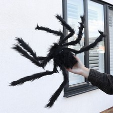 LARGE BLACK SPIDER POSEABLE