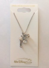NEW DISNEY TINKER BELL WITH SWAROVSKI CRYSTAL HEART NECKLACE 