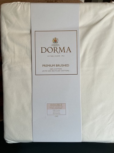 Dorma ivory brushed cotton - dorma,