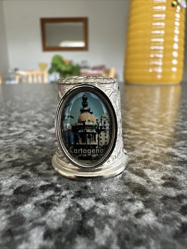 Cartagena pewter thimble - cartagena,