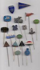 Vintage Nautical Ship Boat pin badges Diesel Engine Motor Truck Lorry Industrial