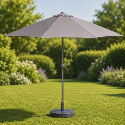 Grey patio umbrella - grey,