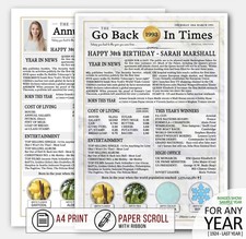 18TH 21st 30th 40th 50th 60th birthday gift ideas gifts for him her men women VB