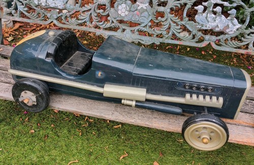Vintage wooden toy racing - vintage,