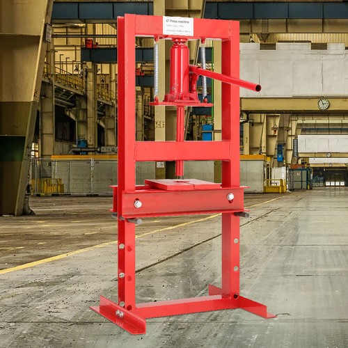 Red ton hydraulic press - red,