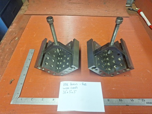 Vee blocks pair - blocks, 3"