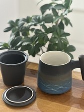 Ceramic Tea Mug With Wooden