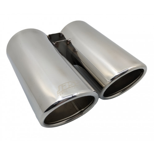 Stainless double exhaust tip